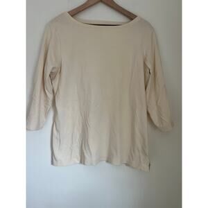 L.L. Bean  3/4 Sleeve Shirt